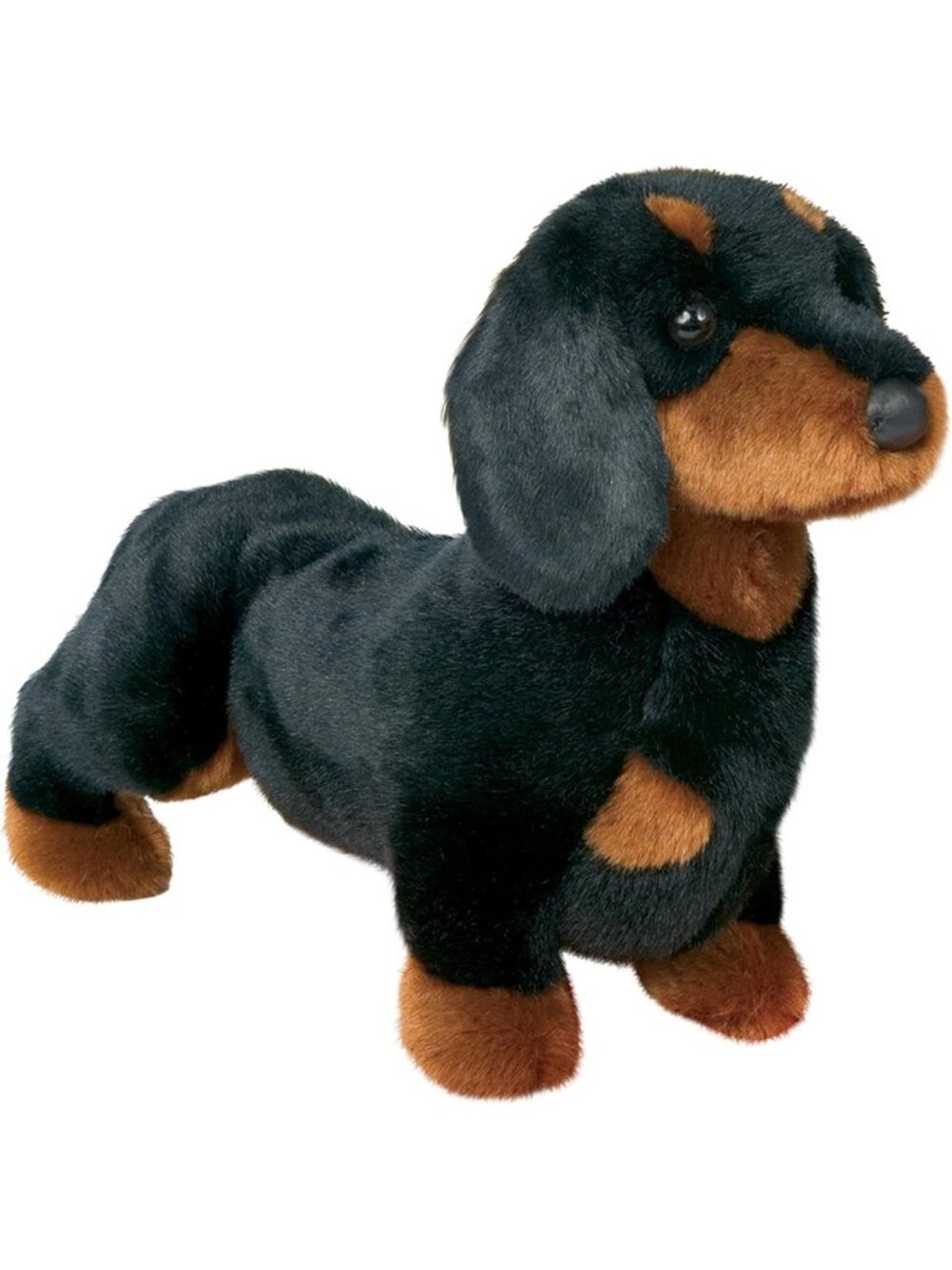 Adorable Black & Tan Dachshund Plush Stuffed Animal - Soft Dog Toy for Kids